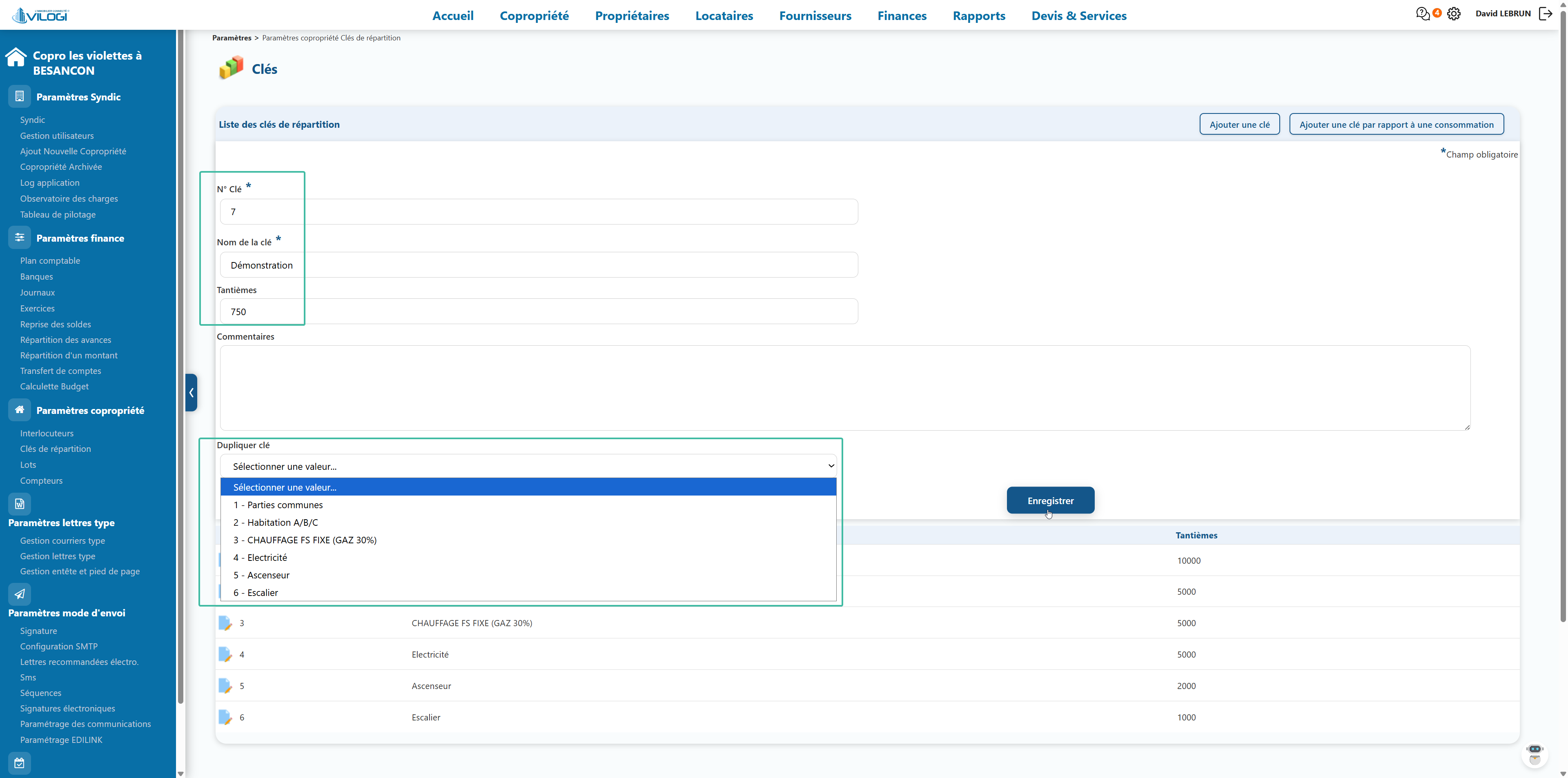 Création d une clé Tutoriel logiciel immobilier pour syndics et administrateurs de biens